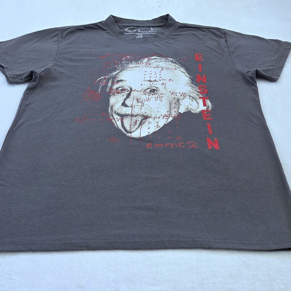 Einstein Notations Over Face Graphic Tee👕 - NWOT - Picture 9 of 10